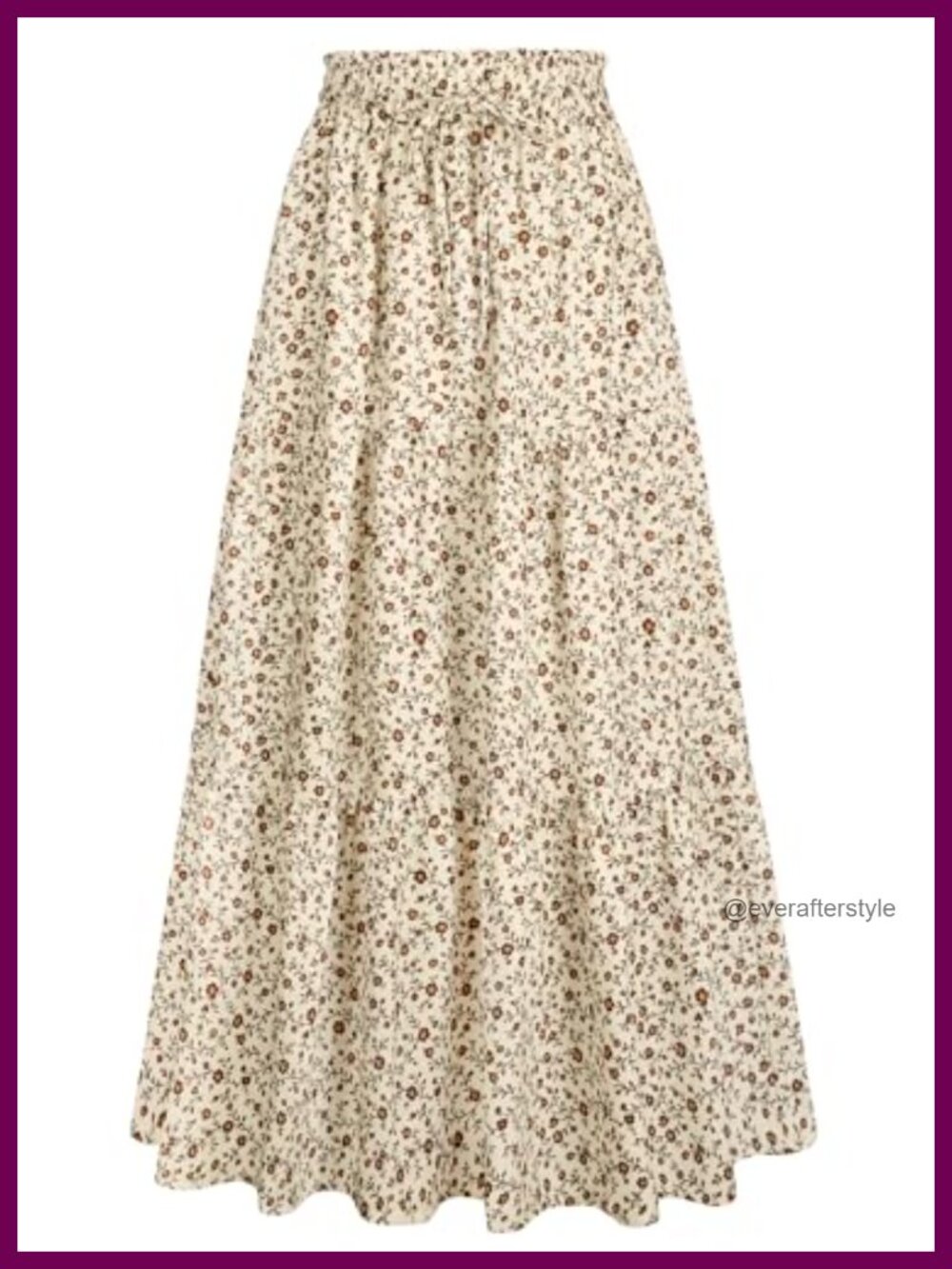 Women's Tiered Ruffle Maxi Skirt with Pockets